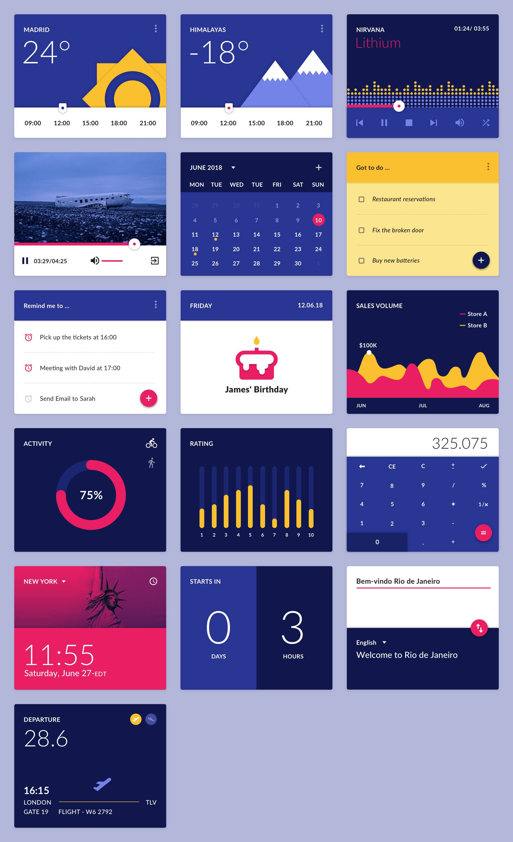 material design ui 组件 .sketch素材下载