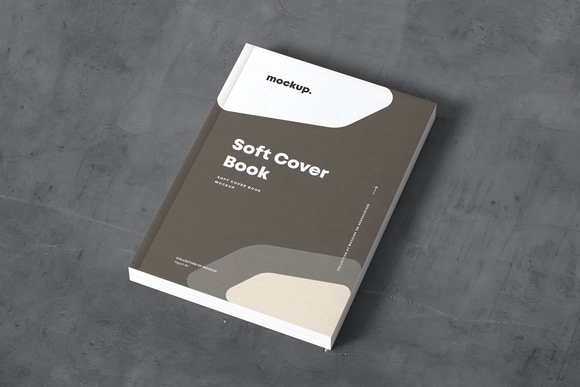 书籍封面设计样机(psd)