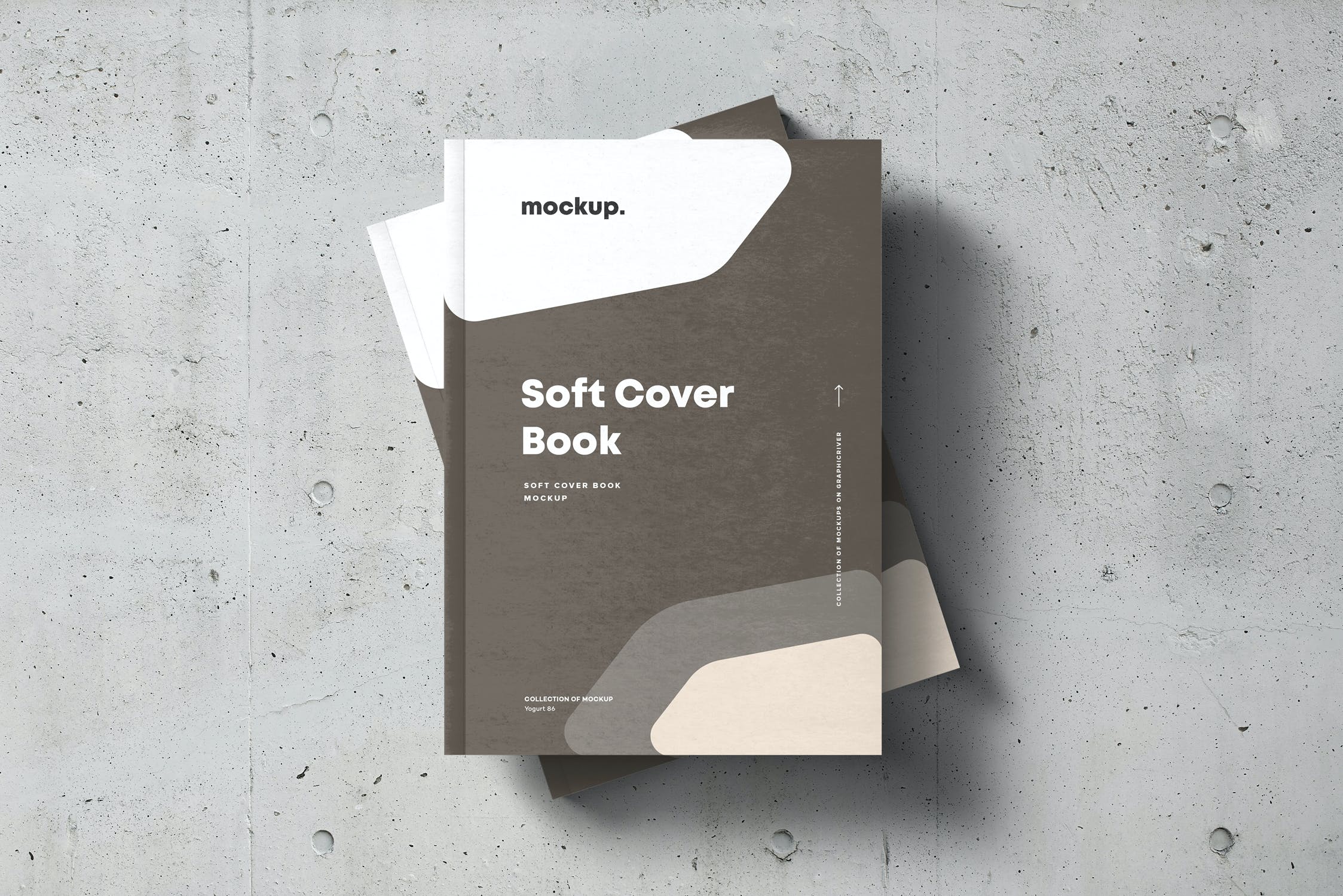 书籍封面设计样机(psd)