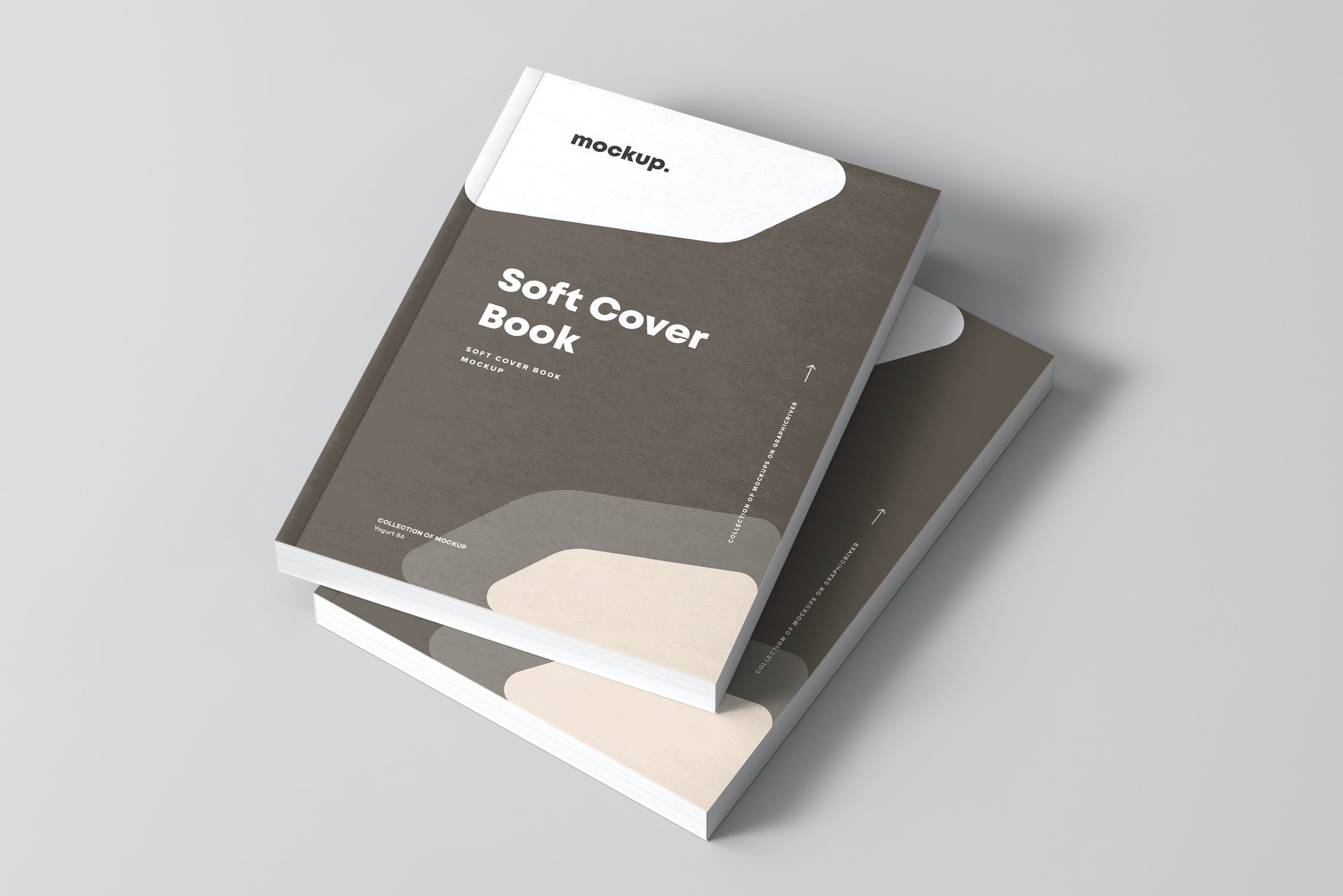 书籍封面设计样机(psd)